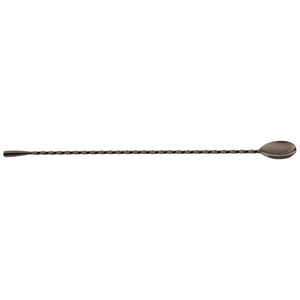 Gun Metal Teardrop Bar Spoon 35cm