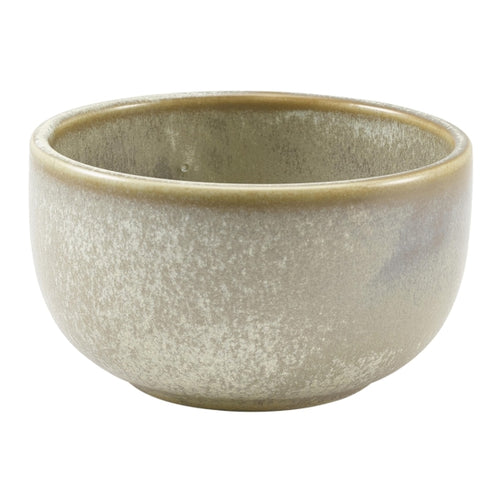 Terra Porcelain Matt Grey Round Bowl 12.5cm