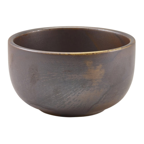 Terra Porcelain Rustic Copper Round Bowl 12.5cm