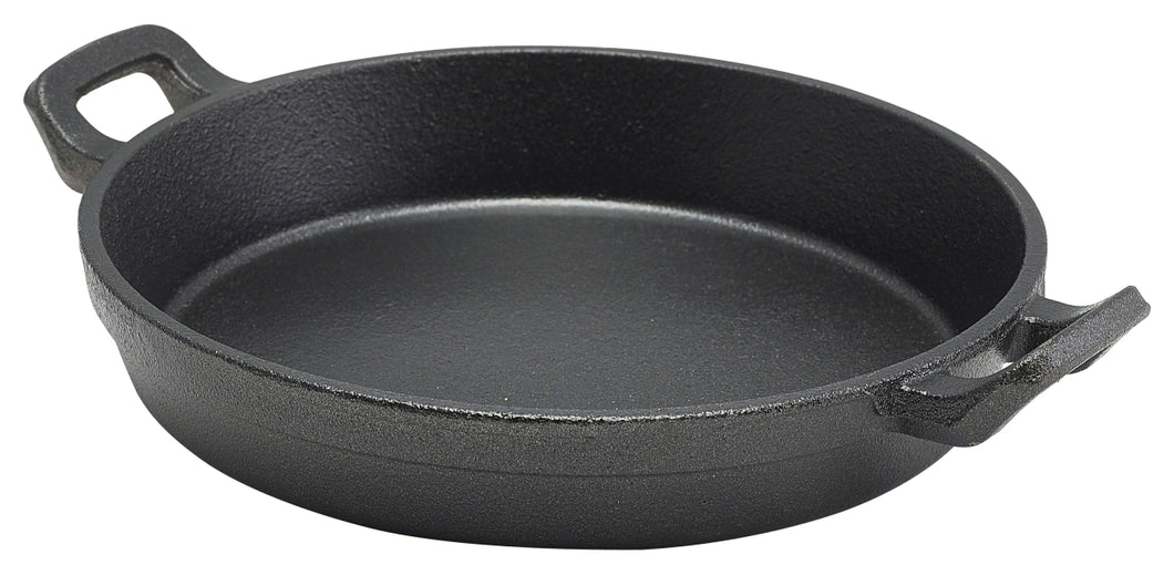 Cast Iron Round Eared Dish 18 x 3.4cm - Pack Of 6