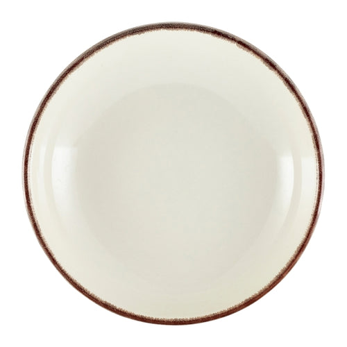 Terra Stoneware Sereno Brown Coupe Bowl 23cm