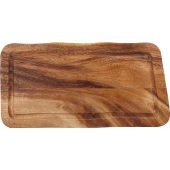 Rectangular Board with Groove Acacia 20x35x2cm