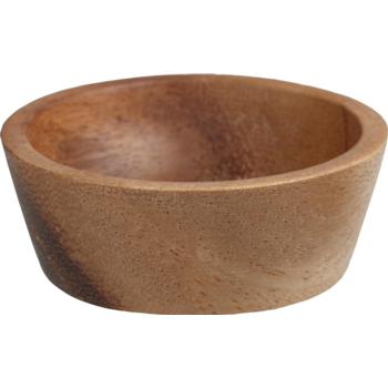 Conical Bowl Acacia 7x7x2.5cm