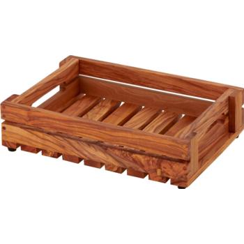 Fruit Crate Olive Wood 27.5x19x6cm