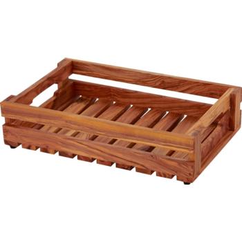 Fruit Crate Olive Wood 35x23x8cm