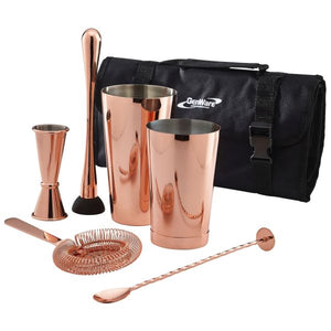 Copper Cocktail Bar Kit 7pcs