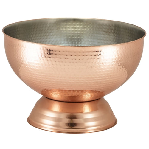 Hammered Copper Champagne Bowl 36cm