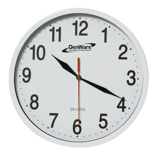 Wall Clock White 24cm Dia