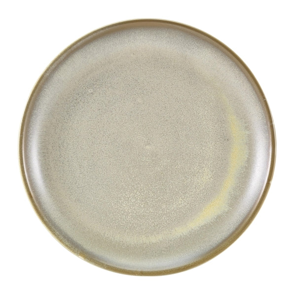 Terra Porcelain Matt Grey Coupe Plate 24cm