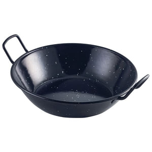 Black Enamel Dish 22cm