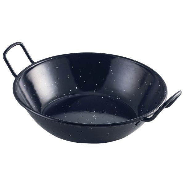 Black Enamel Dish 22cm