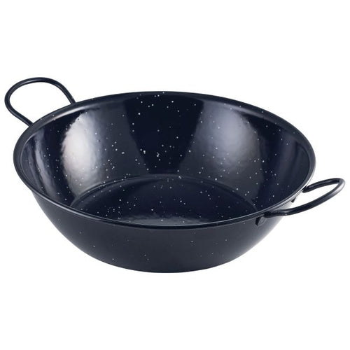 Black Enamel Dish 30cm