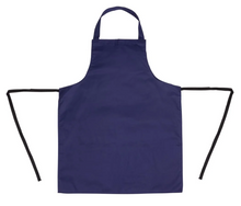 Bib Apron Polycotton Navy Blue