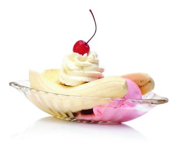 Alaska Banana Split Dish