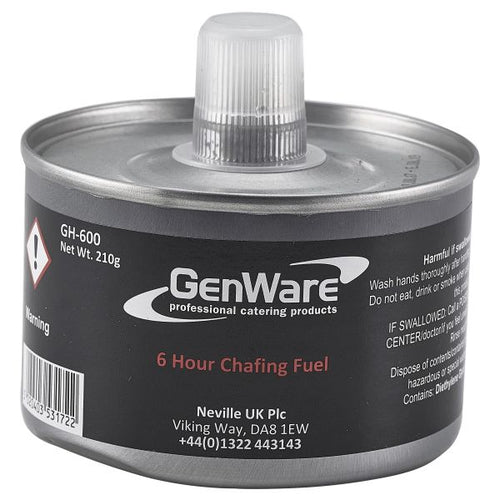 Gen-Heat DEG Adj Heat Chafing Fuel 6 Hour Can