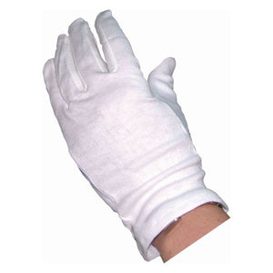 White Cotton Gloves (10 Pairs)