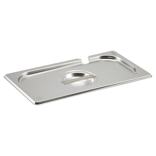 St/St Gastronorm Pan Notched Lid 1/3