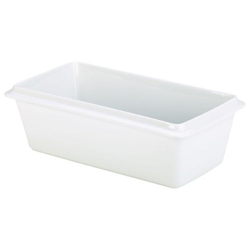 Royal Genware Gastronorm Dish 1/3 100mm White