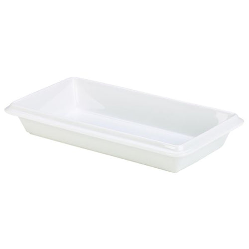 Royal Genware Gastronorm Dish 1/3 55mm White