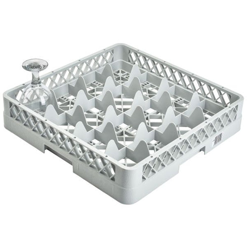 Genware 16 Comp Glass Rack With 4 Extenders