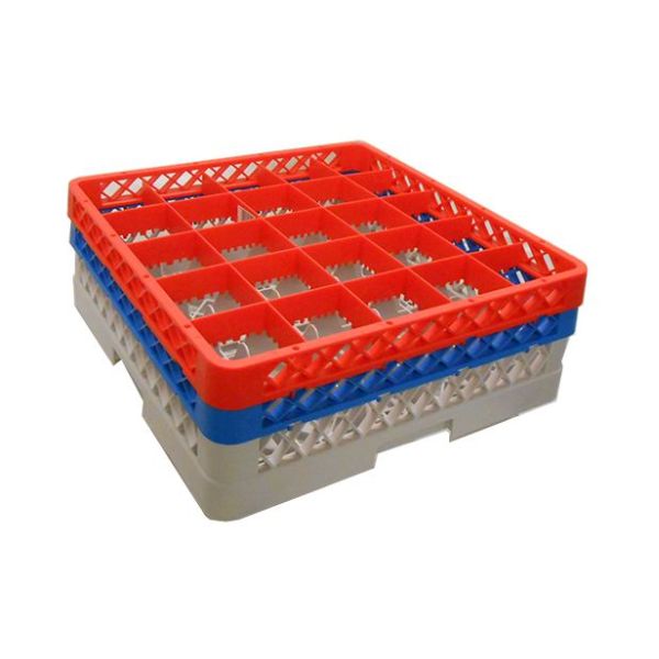 Genware 25 Comp Glass Rack With 2 Extenders