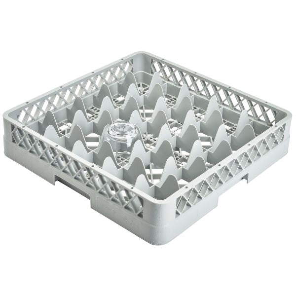 Genware 25 Compartment Glass Rack