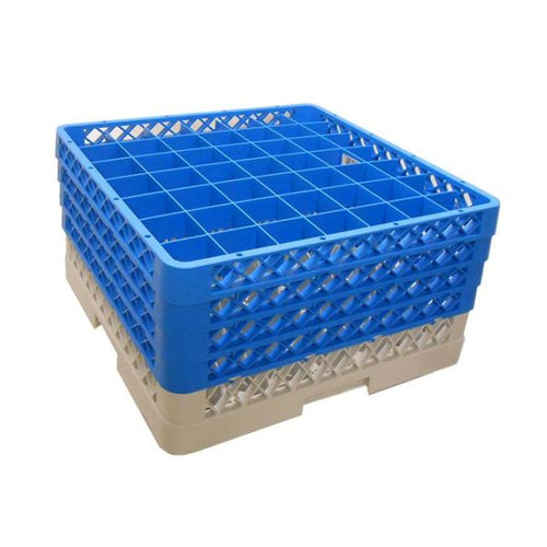 Genware 49 Comp Glass Rack With 4 Extenders
