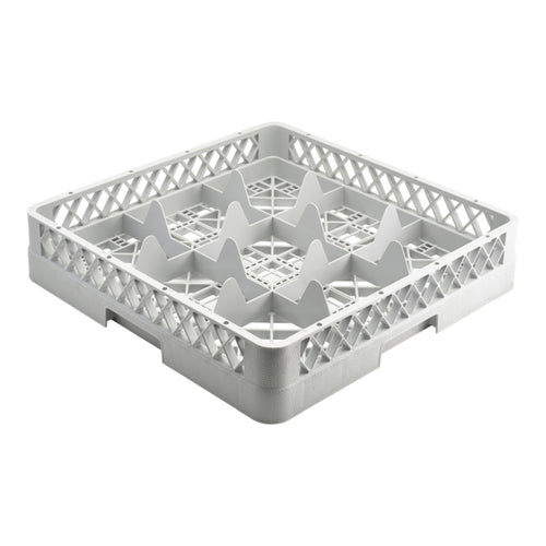Genware 9 Comp Glass Rack With 3 Extenders