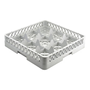 Genware 9 Comp Glass Rack With 3 Extenders