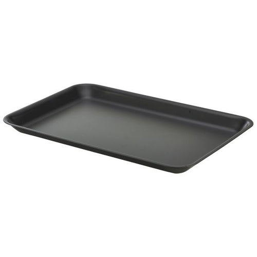 Galvanised Steel Tray 31.5x21.5x2cm Matt Black