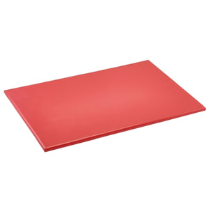 Red High Density Chopping Board 18 x 12 x 0.5"