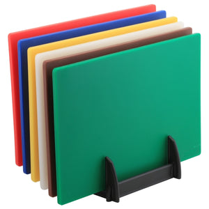 High Density Chopping Board And Rack Set 18 x 12 x 0.5"