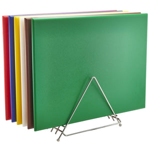 High Density Chopping Board And Rack Set 24 x 18 x 0.75"