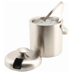 Genware Insulated St/St Ice Bucket&Tong 1.2L