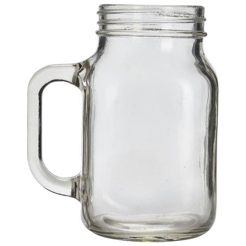 Genware Glass Mason Jar 50cl / 17.5oz