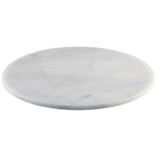 White Marble Platter 33cm Dia