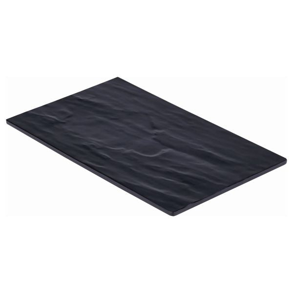 Slate Melamine Platter GN 1/4 26.5X16cm