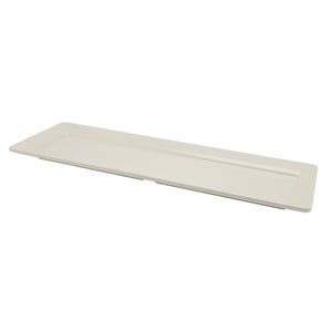 White Melamine Platter GN 2/4 Size 53X17.5cm