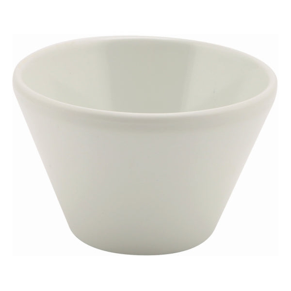 White Melamine Conical Buffet Bowl 8.5cm