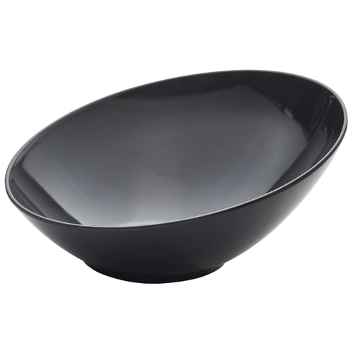 Black Melamine Slanted Buffet Bowl 30 x 29 x 13cm
