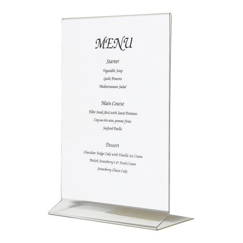 Acrylic Menu Holder A5 Size