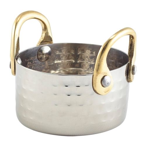 Mini Hammered St/St Casserole Dish 7.5 x 4cm