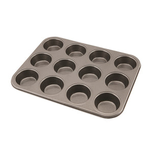 Carbon Steel Non-Stick 12 Cup Muffin Tray