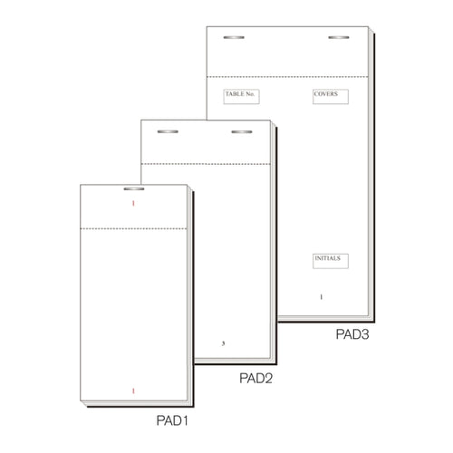 Order Pad 100 Sheet Single 127X63mm Box 50