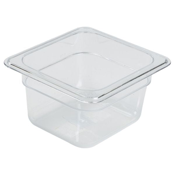 1/6 -Polycarbonate GN Pan 100mm Clear