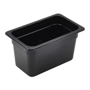 1/4 -Polycarbonate GN Pan 150mm Black