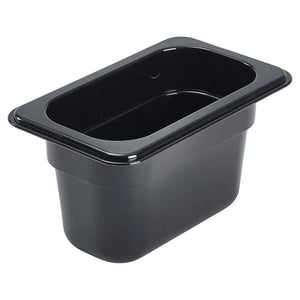 1/9 -Polycarbonate GN Pan 100mm Black