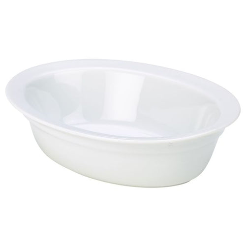 Royal Genware Lipped Pie Dish 17.5cm White