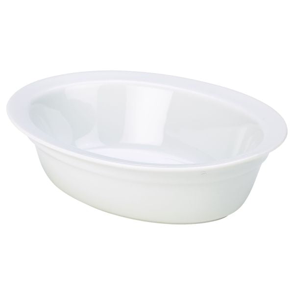 Royal Genware Lipped Pie Dish 17.5cm White