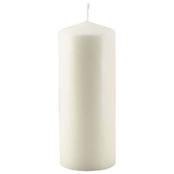 Pillar Candle 20cm H X 8cm Dia Ivory